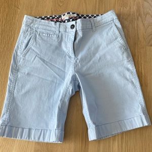 Boden Women’s 9” Shorts Light Blue EUC Size 6 (US)